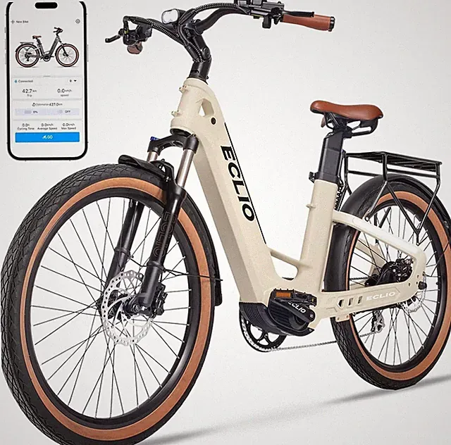 ECLIO 26'' Electric Bike 960Wh Dual Battery Ebikes Peak 1000W 25MPH Up to 120Mi