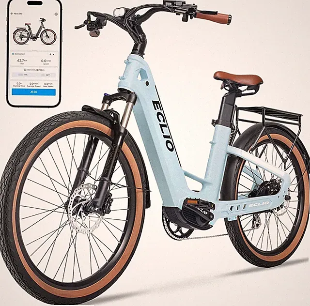 ECLIO 26" Electric Bike Peak 1000W 960WH Dual Battery 120Miles Fat Tire Ebikes